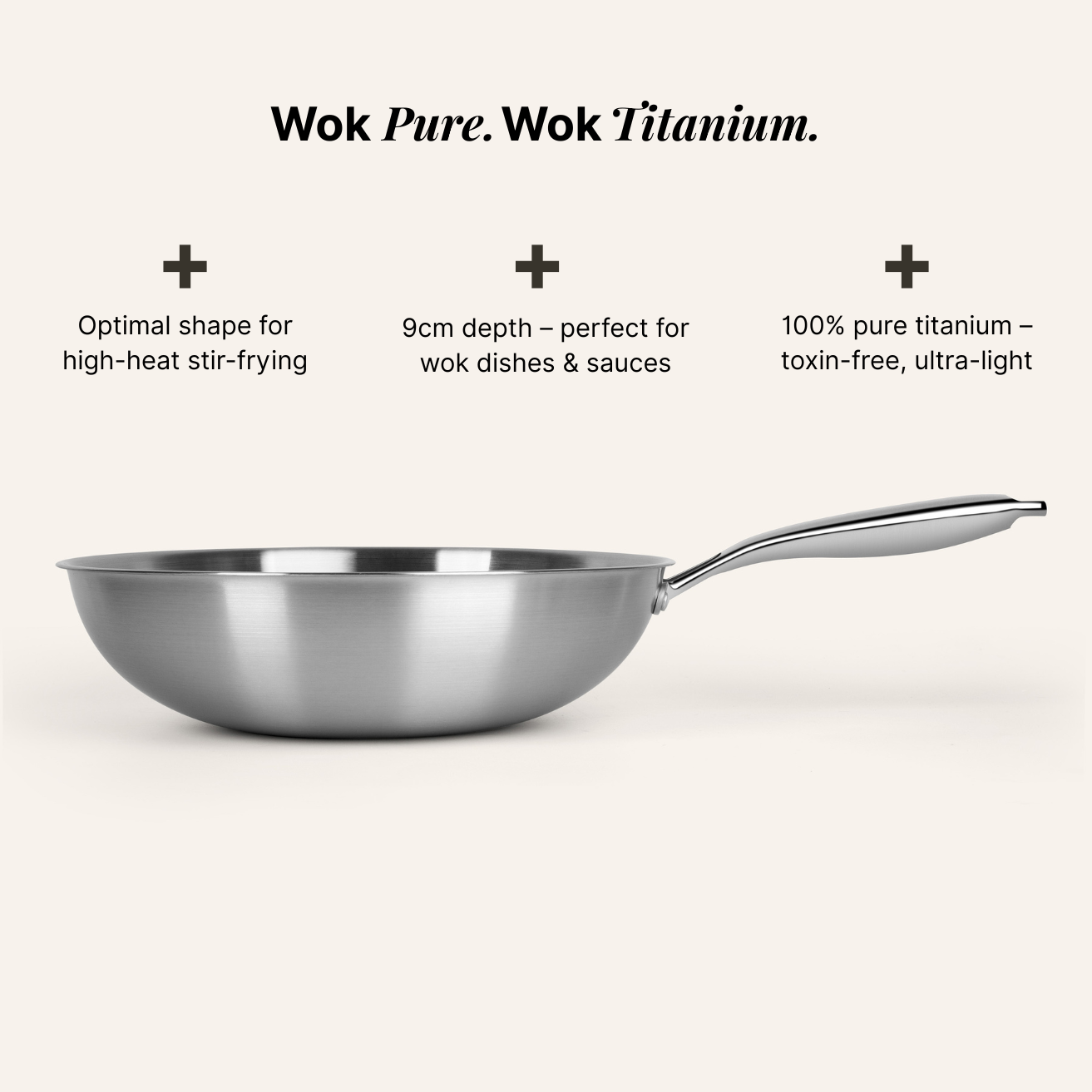 Pure Titanium Cookware Set Pro