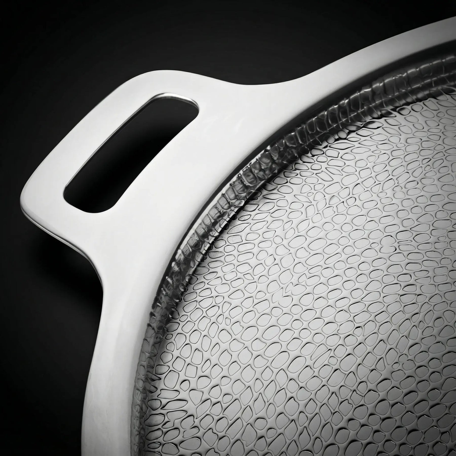 Pure Titanium Hammered Pizza Steel