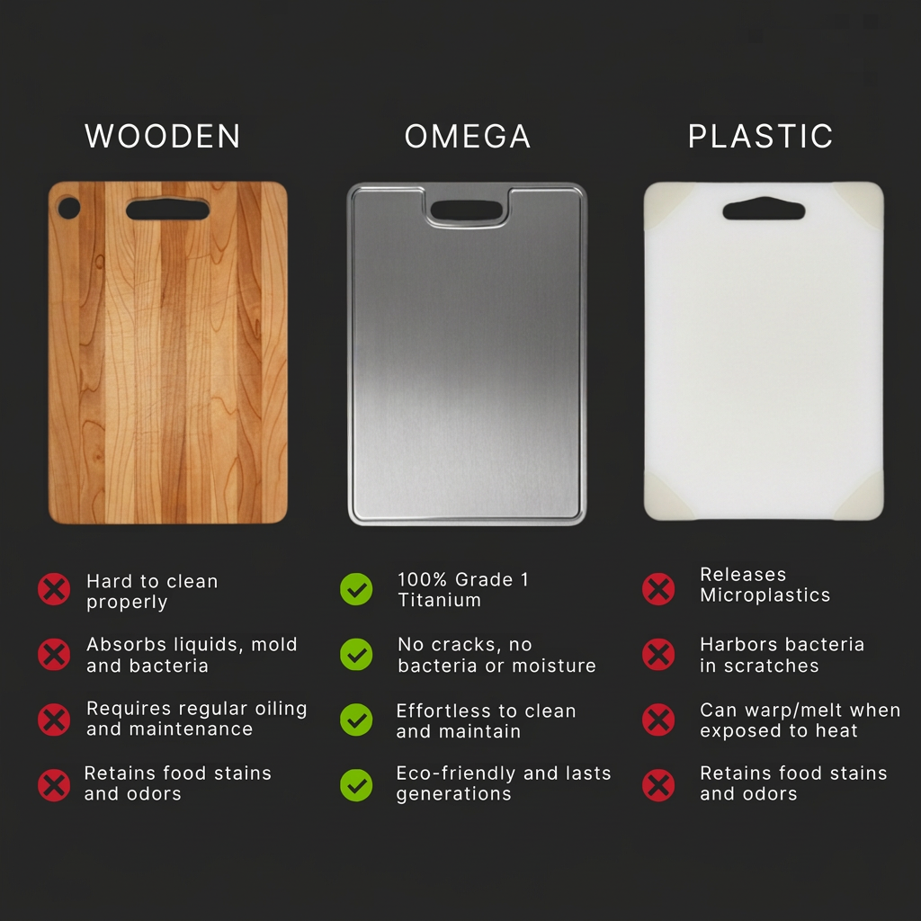 Pure Titanium Cutting Board V2