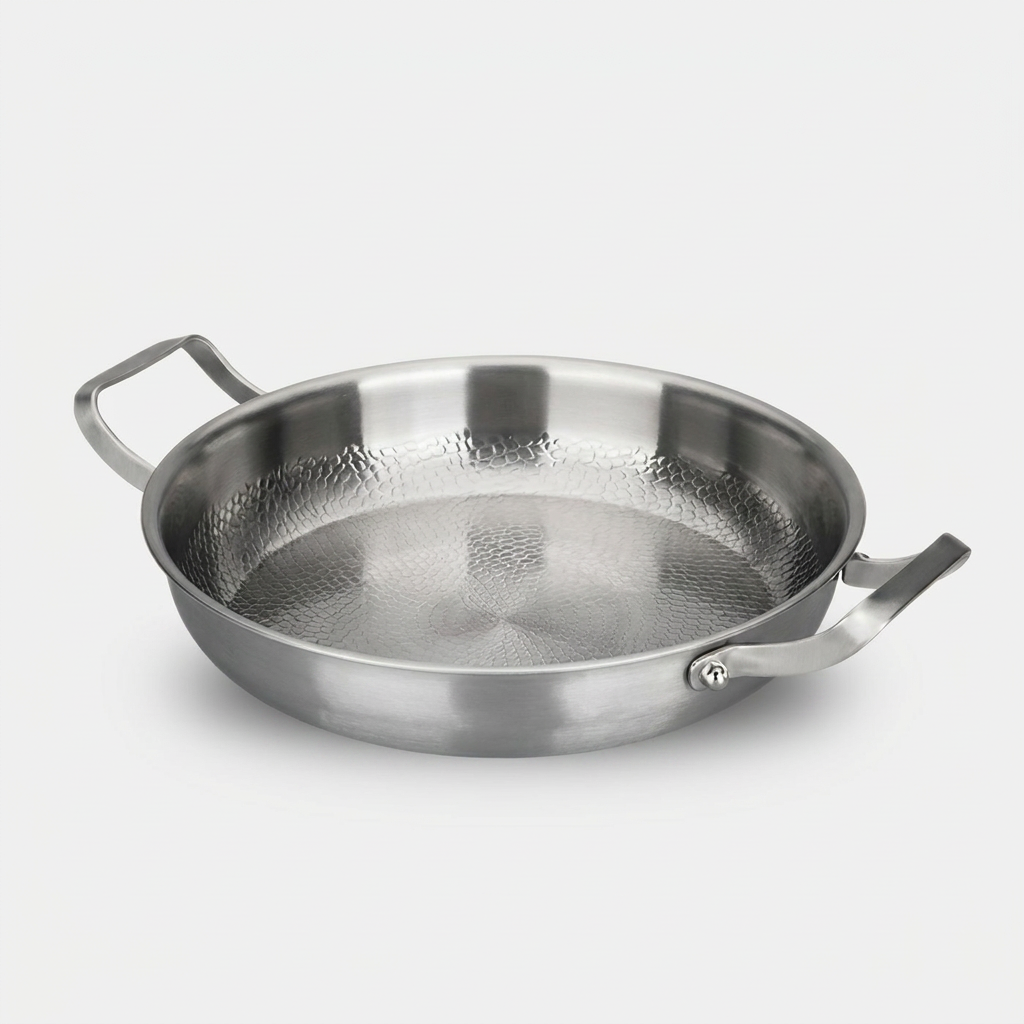 Pure Titanium Sauté Pan with Two Handles